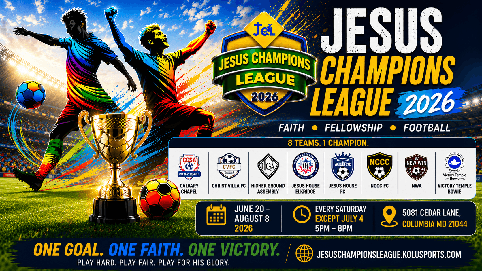 The Journey Begins: Jesus Champions League 2026 Kicks Off This Summer
